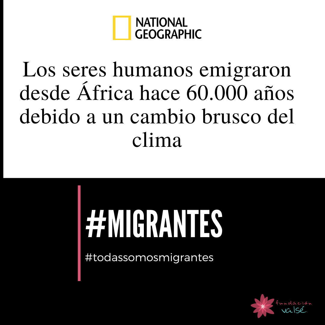 Los seres humanos migramos desde África hace 60.000 años debido a un  cambio climático